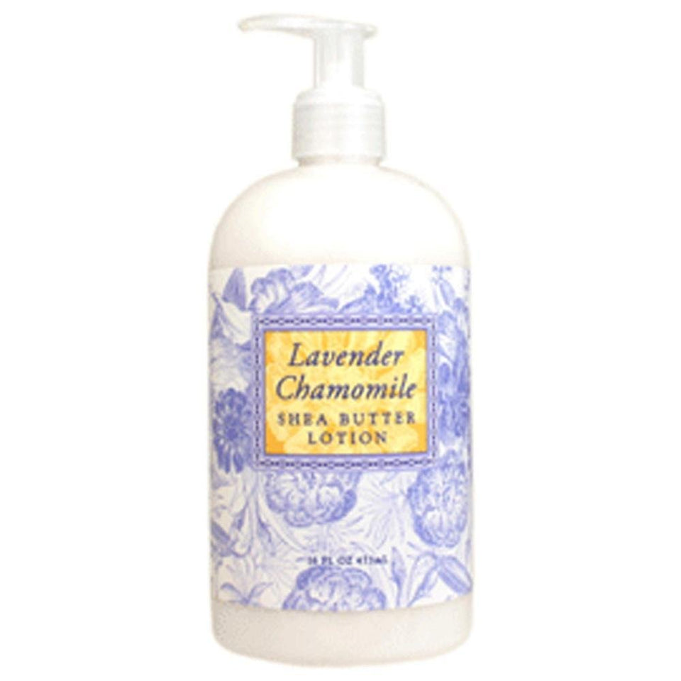 Greenwich Bay bottle front view showing label and calming lavender scent benefit