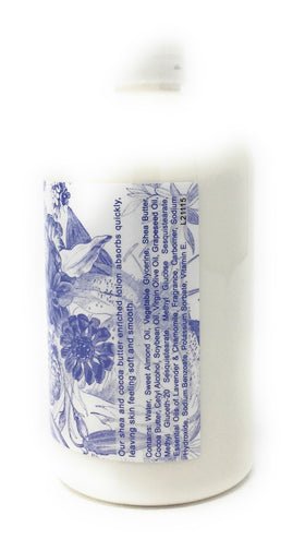 Greenwich Bay lotion texture close-up highlighting rich shea butter hydration benefit