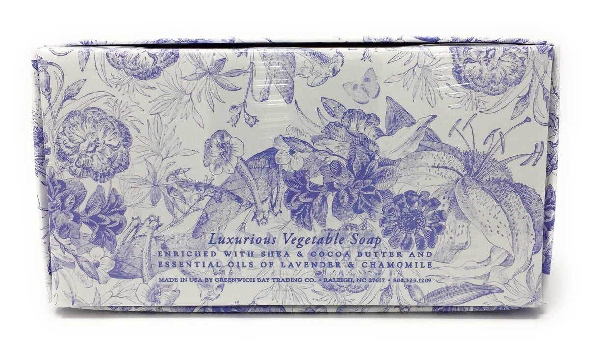 Greenwich Bay Trading Co. soap texture close-up showing creamy lather and shea butter richness benefit