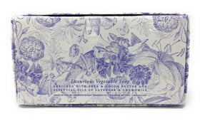 Greenwich Bay Trading Co. soap texture close-up showing creamy lather and shea butter richness benefit
