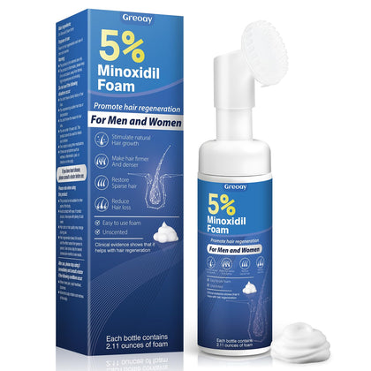 Greoay front packaging showing bottle and pump, clear product identity benefit