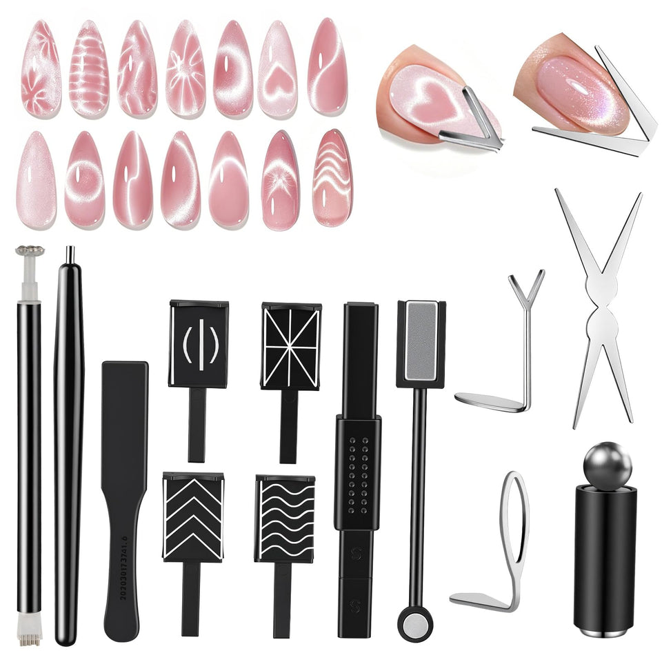 GricelnSV front packaging showing full 14-piece magnet kit and convenience