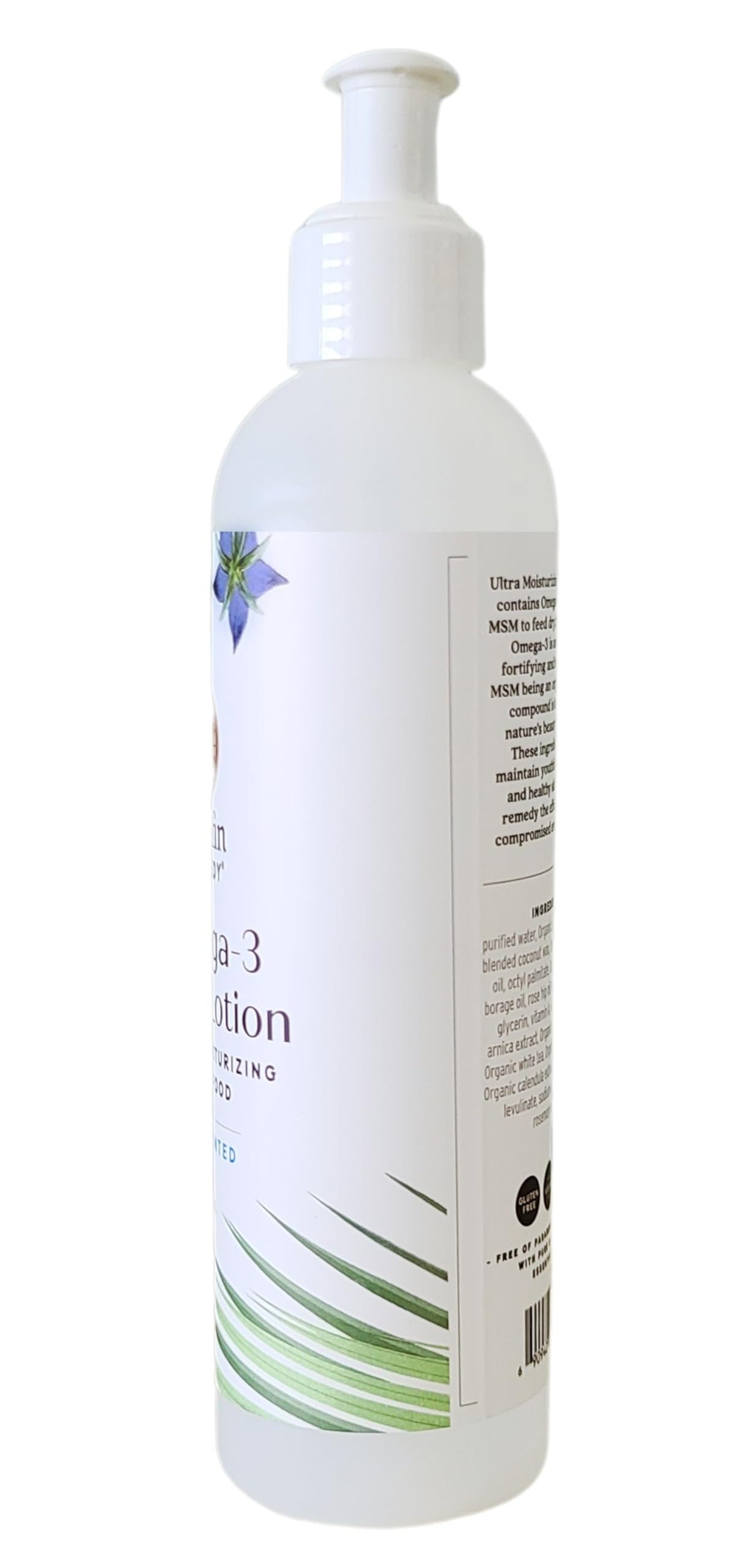 Griffin Remedy lotion texture on hand absorbing quickly for hydration