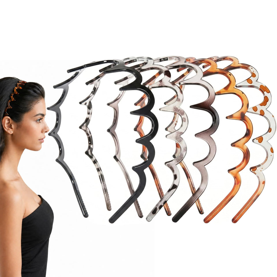 Griiyakii front packaging showing 5 headbands and color mix for easy selection