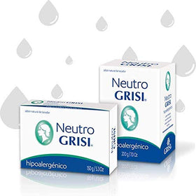 grisi neutral soap bar close-up of texture, highlighting softening and non-irritant feel