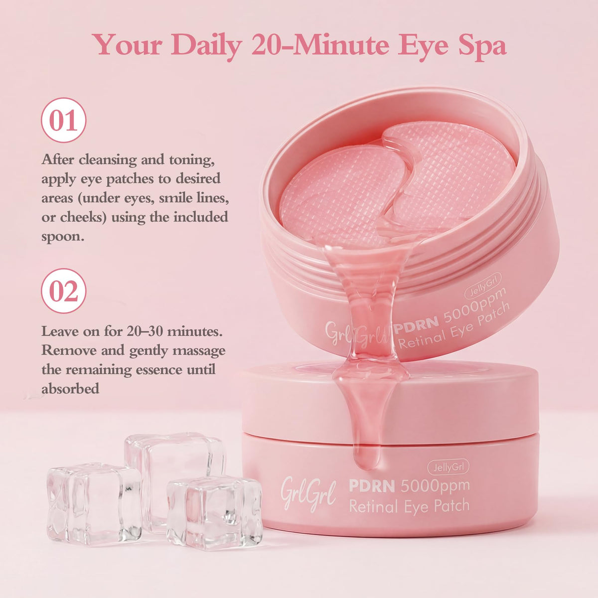 GrlGrl lifestyle vanity scene showing easy at-home anti-aging treatment