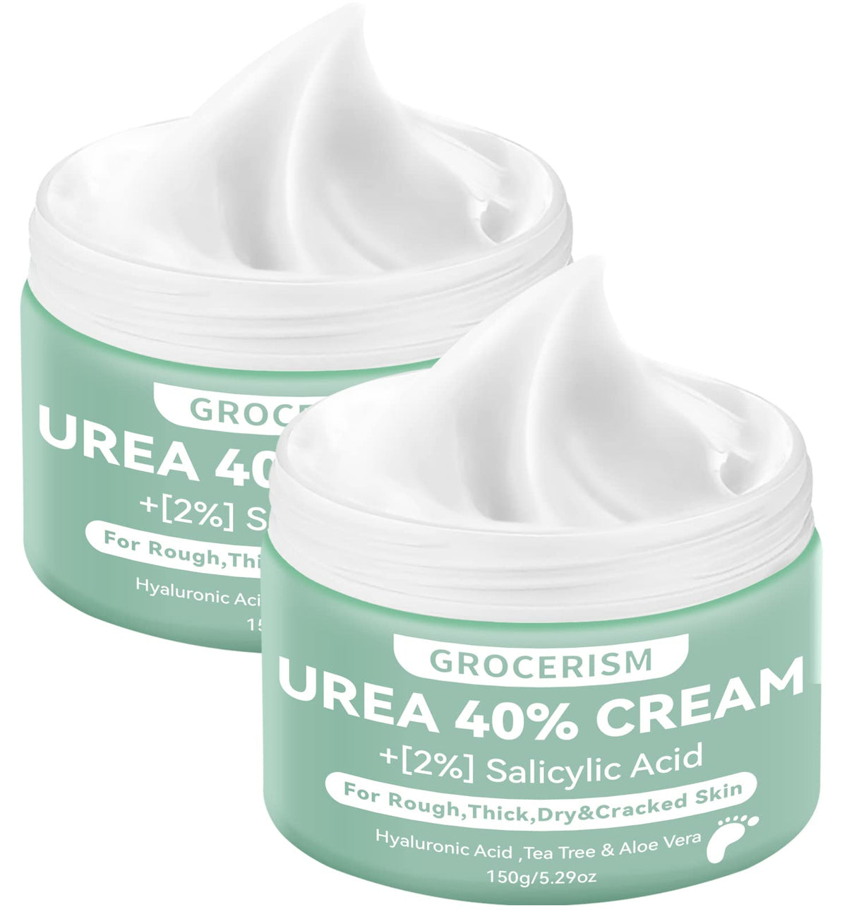 Grocerism front packaging showing two tubes and benefit for calluses