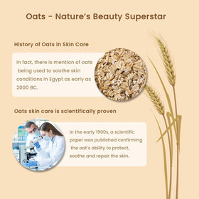 Grocerism label ingredients closeup highlighting oat and salicylic acid benefits