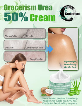 Grocerism cream texture close-up demonstrating rich absorption benefit