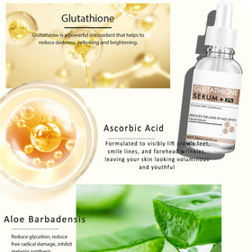 Grospe close-up of glossy serum on fingertip illustrating hydration benefit