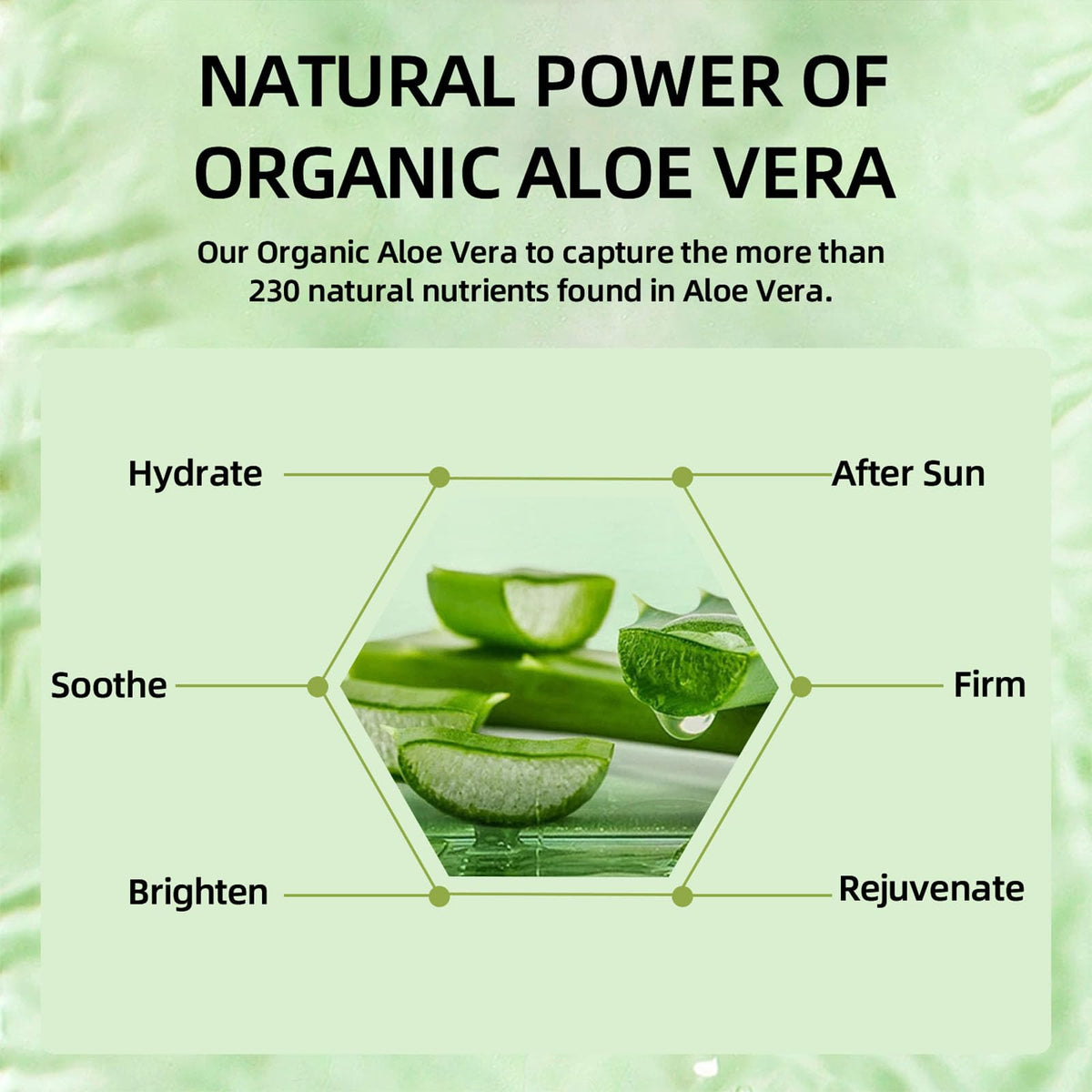 Grospe label closeup showing aloe-based ingredients and clarity benefit