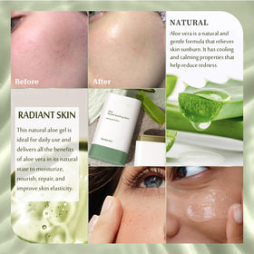 Grospe stick open being applied directly for mess-free targeted soothing