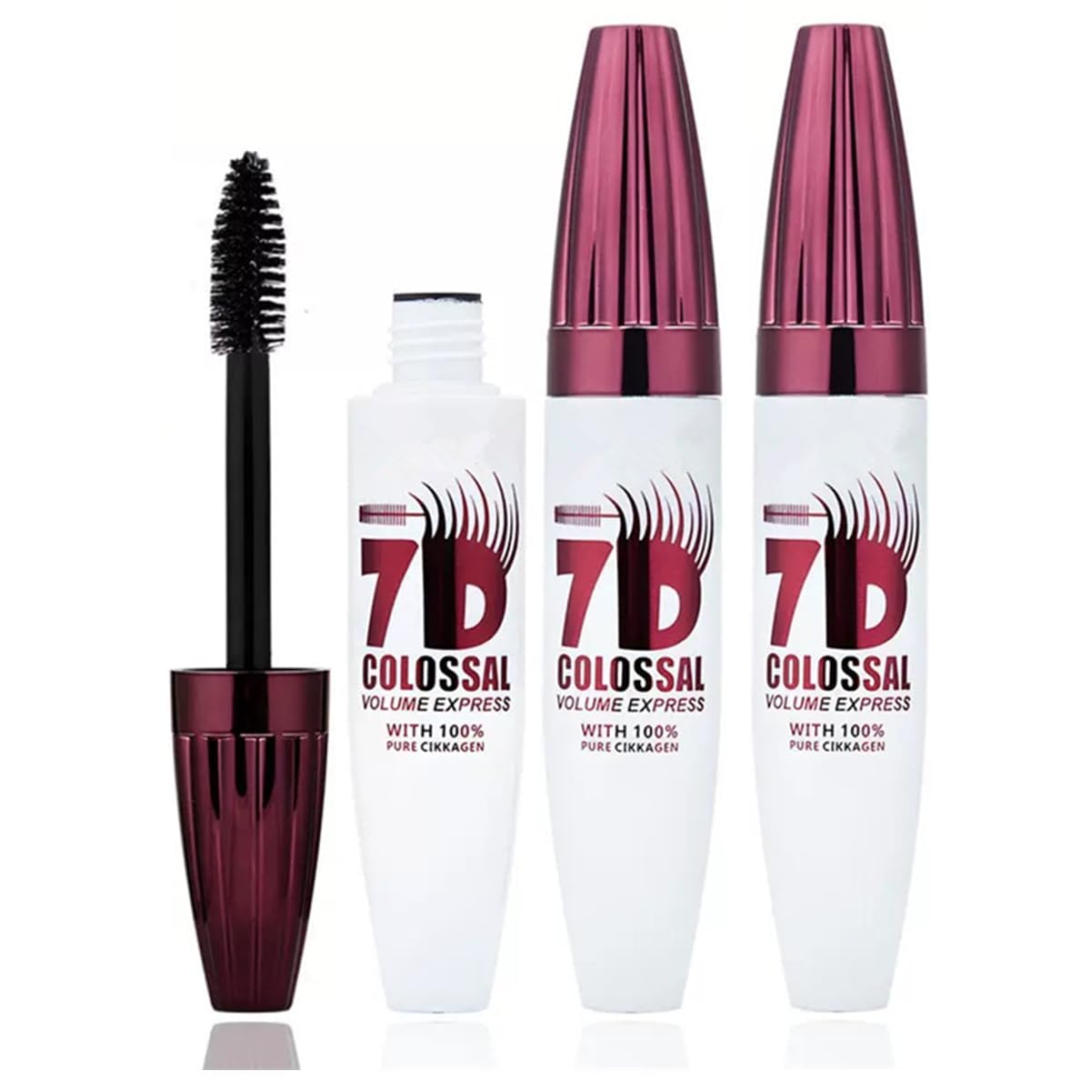 GROTOLY twin-pack front packaging showing waterproof mascara benefits