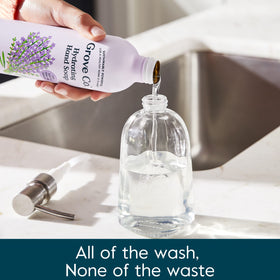 Grove Co. ingredients label close-up showing plant-based, transparent formulation benefit