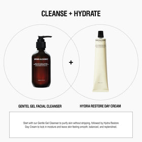 Grown Alchemist bottle in bathroom setting suggesting integration into daily routine benefit