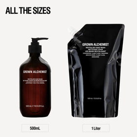 Grown Alchemist hand wash by kitchen sink showing practical everyday use benefit