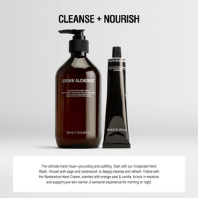 Grown Alchemist ingredients label view emphasizing botanical, clean formulation