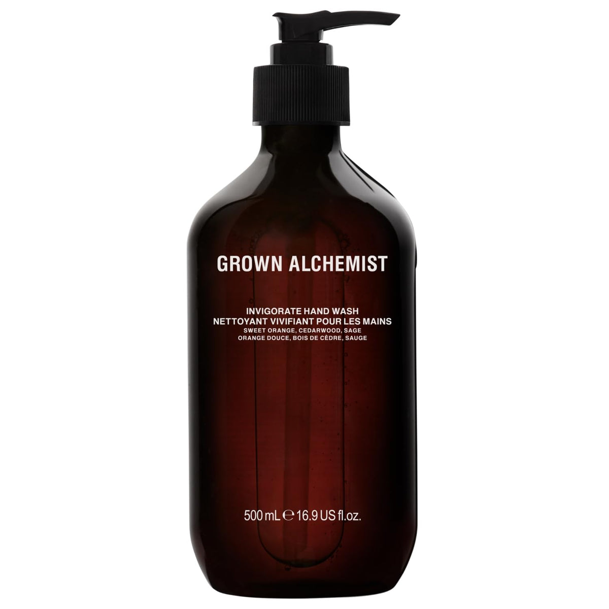 Grown Alchemist front bottle showing sleek packaging and premium look