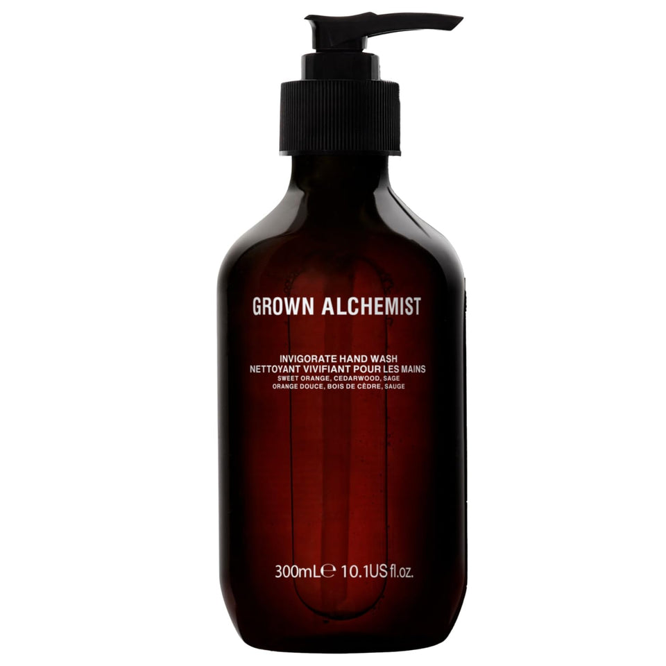 Grown Alchemist front packaging showing elegant bottle and brand clarity