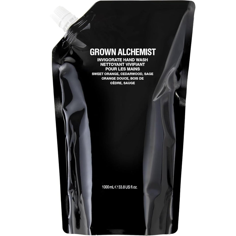 Grown Alchemist front packaging showcasing premium refill and calm aesthetic