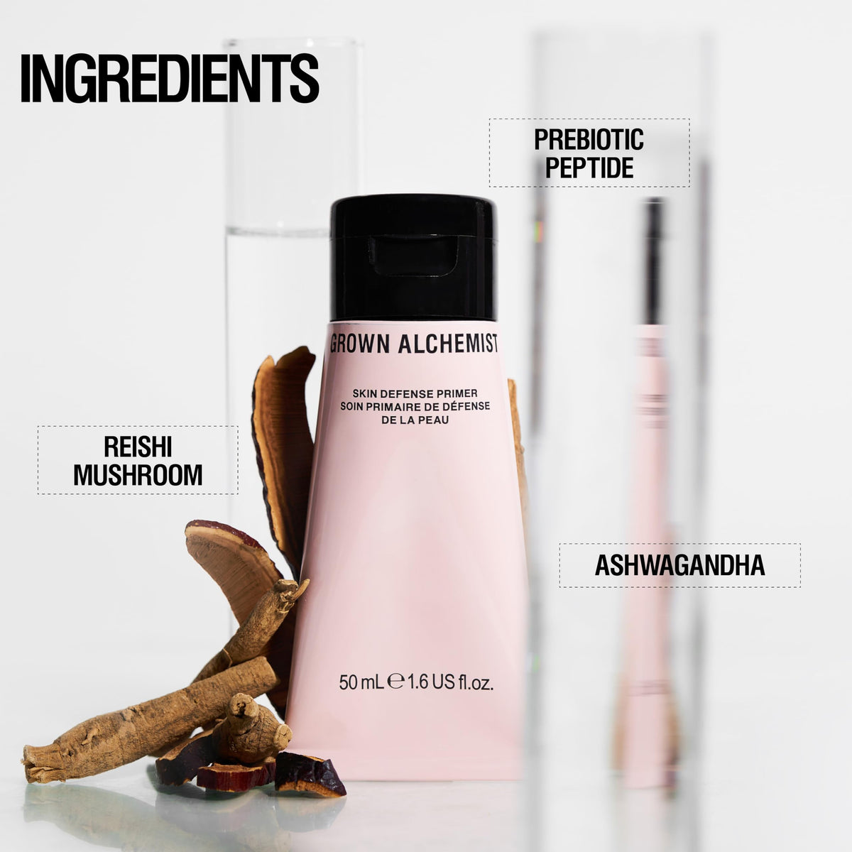 Grown Alchemist applied before foundation demonstrating smoother makeup application