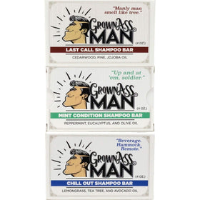 Grown Ass Man Co. rich lather closeup demonstrating effective cleansing benefit