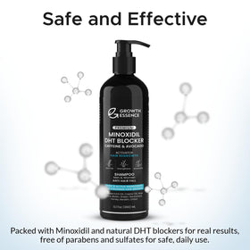 Growth Essence castor oil droplet showing smoothing and strengthening benefit