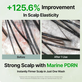 GROWUS close-up label highlighting seaweed complex and marine PDRN benefits