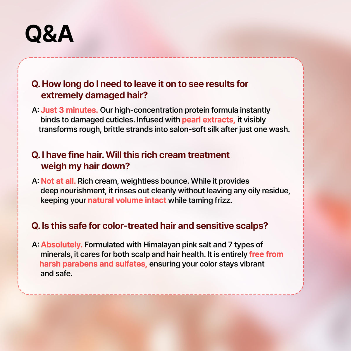 GROWUS on color-treated hair showing glossy shine and frizz control