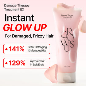 GROWUS creamy serum texture close-up demonstrating rich nourishment