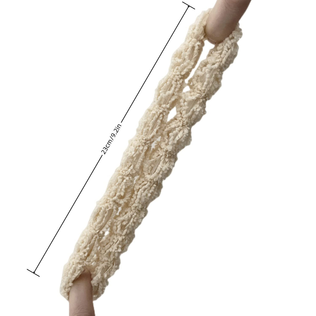 Grutyopkn worn in a ponytail demonstrating secure hold and comfort