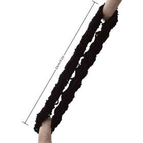 grutyopkn plush fabric close-up showing soft texture that reduces hair breakage