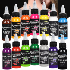 GTARTISTOO front packaging showing 14 vibrant colors and neat layout benefit: quick selection