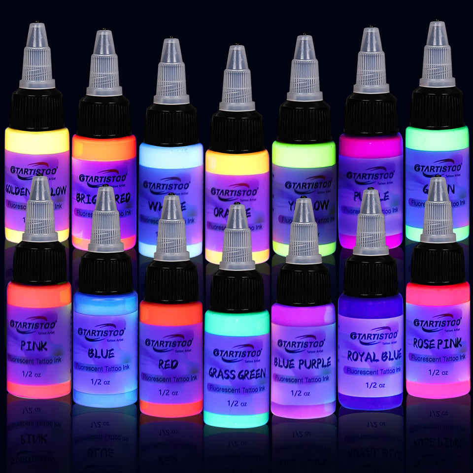 GTARTISTOO front packaging showing 14-color set and vibrant palette benefits
