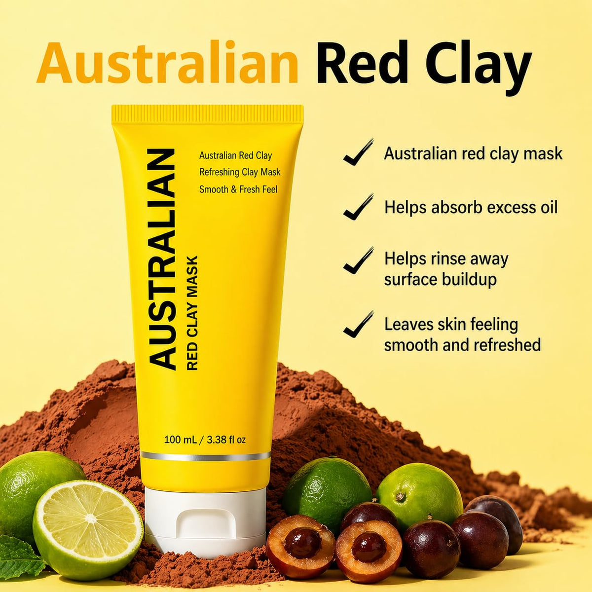 GTVOSY Asarai texture close-up revealing creamy clay and soothing feel