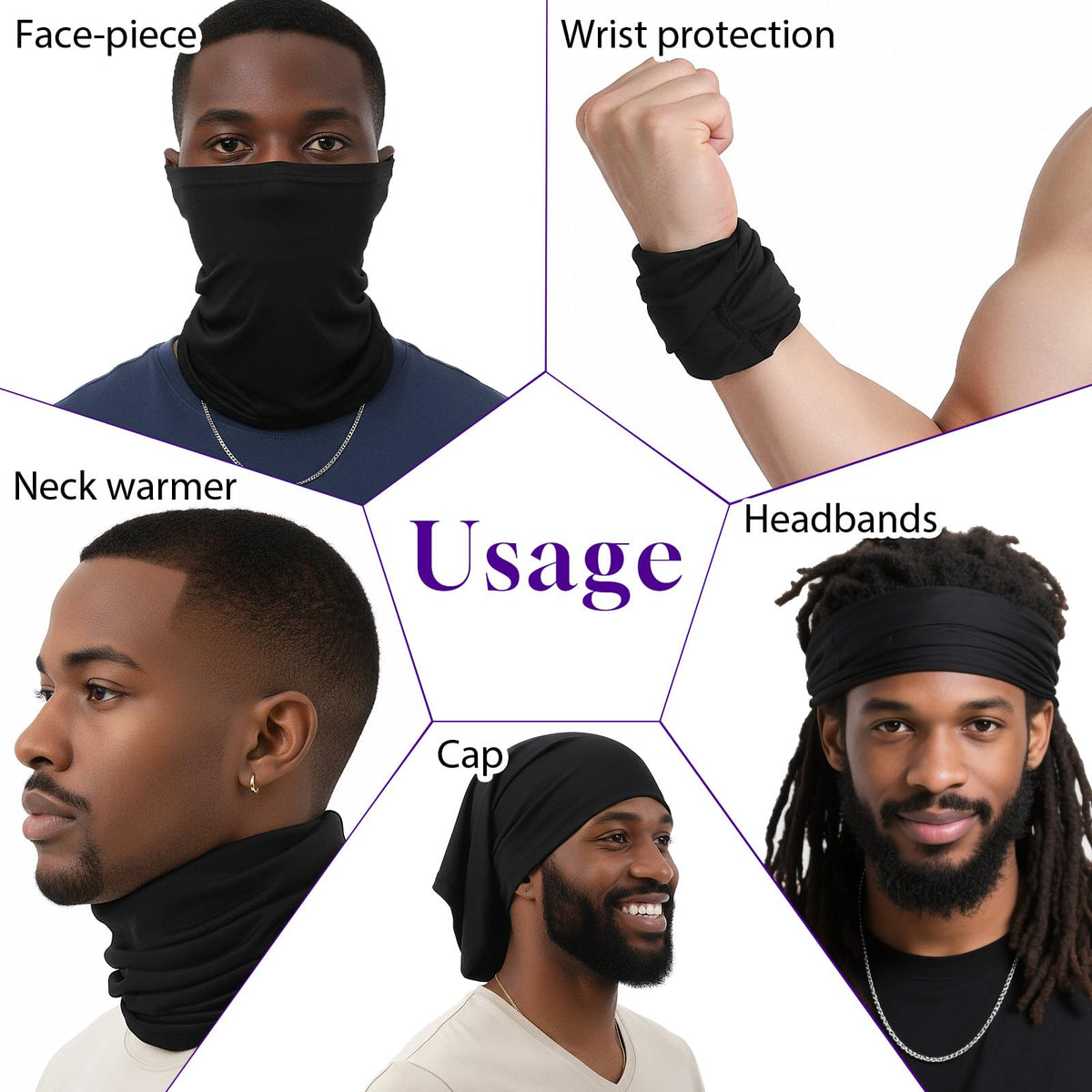 guduling model wearing cap at night for comfortable sleep protection