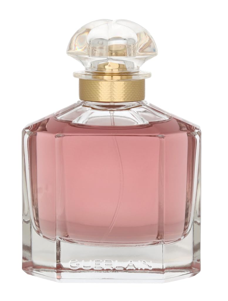 Guerlain Mon Guerlain close-up of cap and label highlighting refined branding