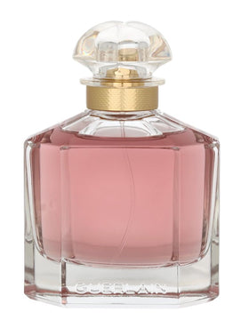 Guerlain Mon Guerlain close-up of cap and label highlighting refined branding