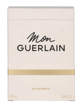Guerlain Mon Guerlain spray mist in use demonstrating even application benefit