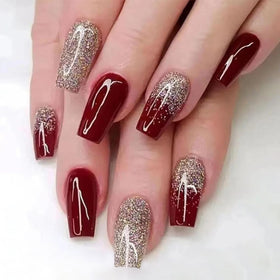 GUFUGU close-up of nail glossy texture highlighting durable ABS finish