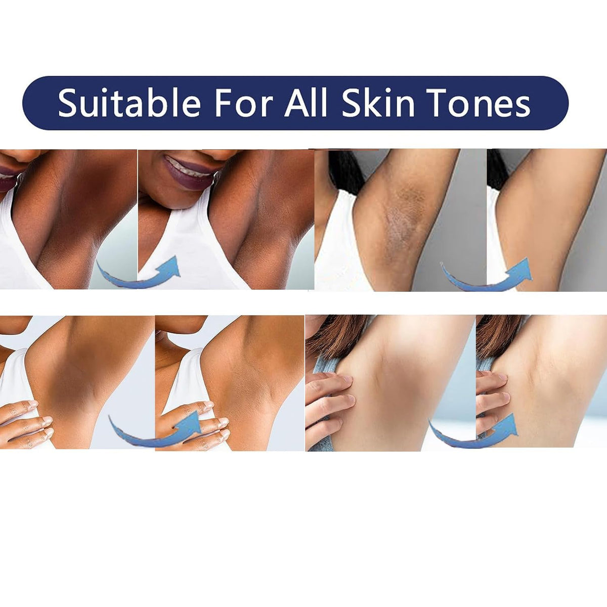 gukei applying cream to underarm demonstrating gentle targeted use