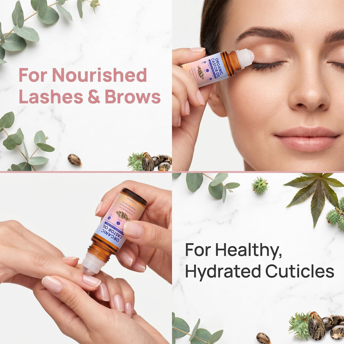 guluxly roller smoothing oil onto cuticles to hydrate nails and prevent dryness
