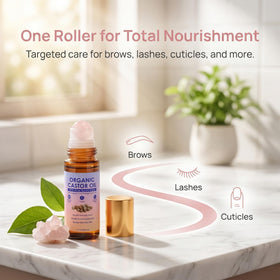 guluxly roll-on treating hairline and scalp spot with neat, mess-free application