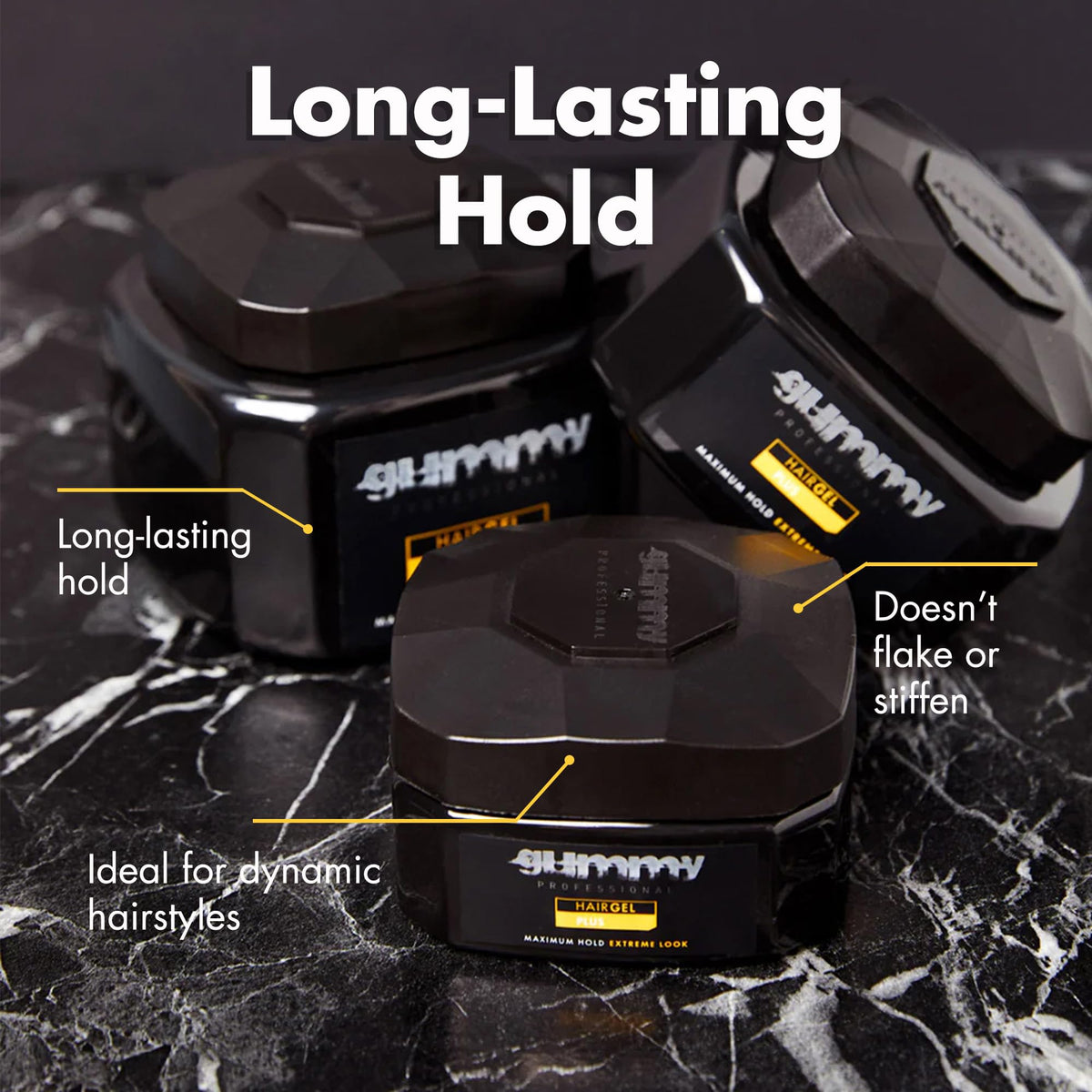 Gummy hairline edges styled neatly demonstrating precise edge control benefit