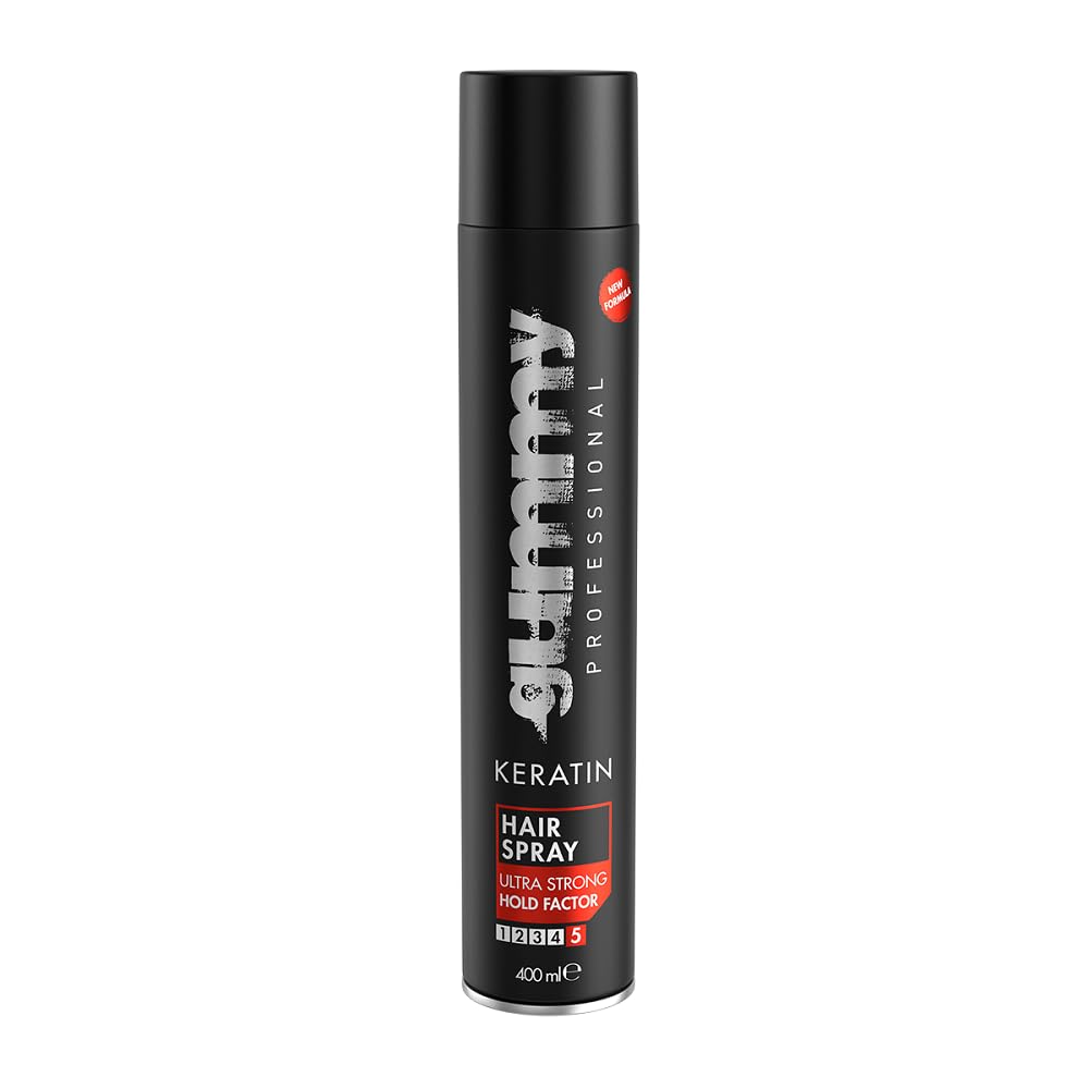 Gummy front can 400ml showing product and packaging for strong hold