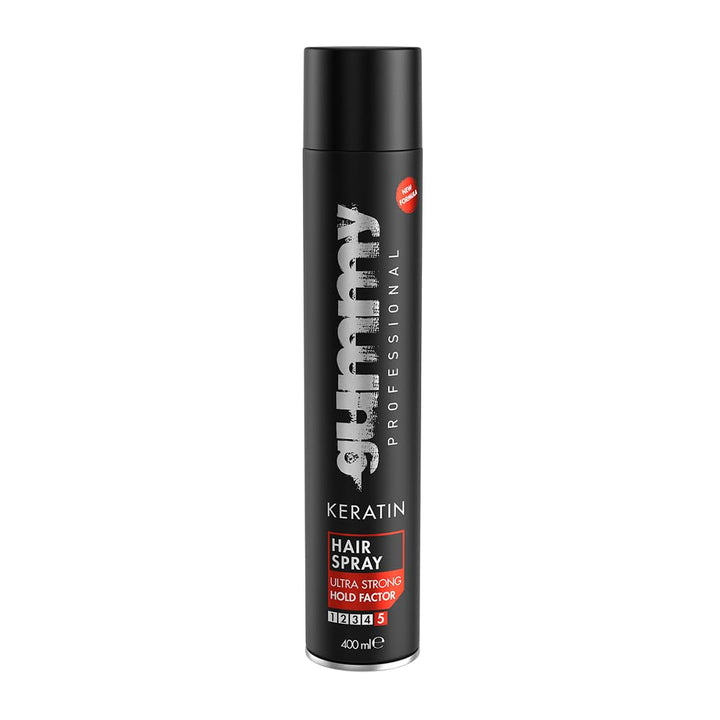 Gummy front can 400ml showing product and packaging for strong hold