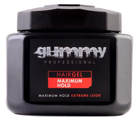 Gummy in use styling spike on model showing strong hold and defined look