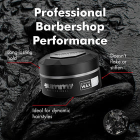 Gummy used on longer hair ends showing definition without stiffness
