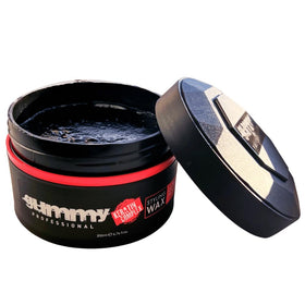 Gummy styled spiky hair finished look, strong hold and natural shine