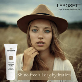 Gunilla LEROSETT applied to lower leg showing soothing post-shave comfort benefit
